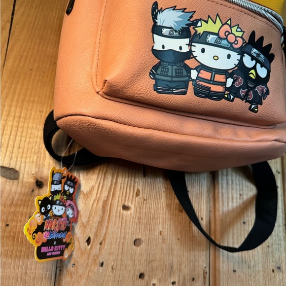 Sanrio Hello Kitty x Naruto Shippuden Women’s Mini Backpack Limited Edition - Picture 3 of 15
